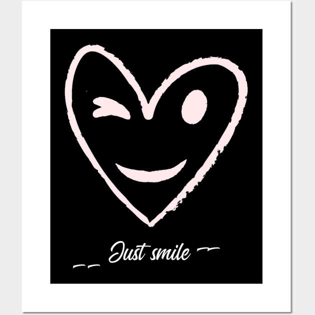 just smile Wall Art by livealifeshop